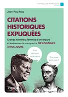 Citations historiques expliquées | Roig, Jean-Paul