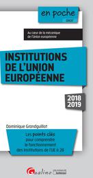 Institutions de l'Union européenne | Grandguillot, Dominique