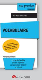Vocabulaire | Nishimata, Aline