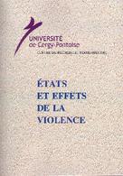 Etats et effets de la violence | Chaulet-Achour, Christiane