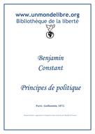 Principes de politique | Constant, Benjamin